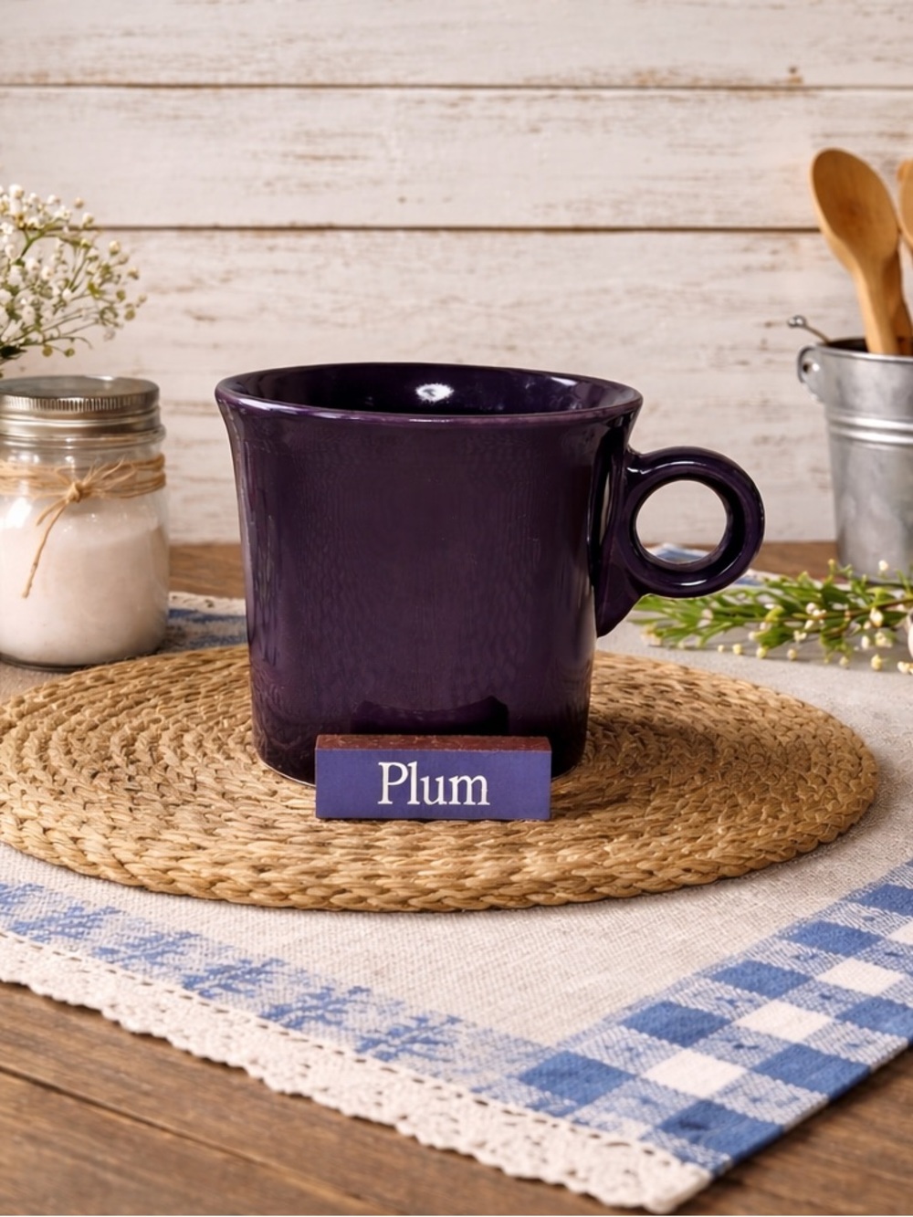 Fiestaware Plum Ring Mug